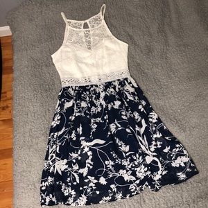Floral Halter Dress